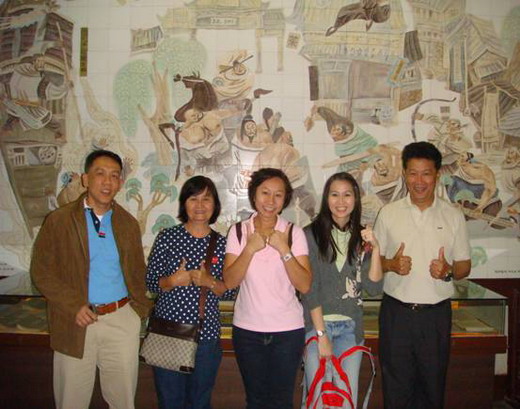 泰国代表团游览九江